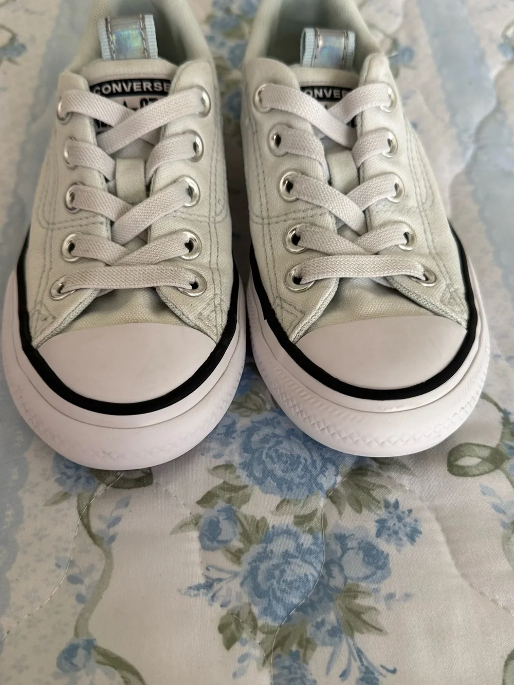 Converse Kids Low Top Sneakers in Pale Mint